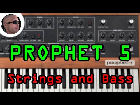 PROPHET 5. Arturia VST Synth Plugin. DEMO.  It plays the Strings and Bass.