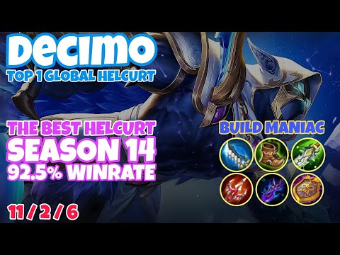 The Best HELCURT Season 14 By Decimo [ Top 1 Global ] MANIAC Scorpio 92.5% Winrate - Mobile Legends