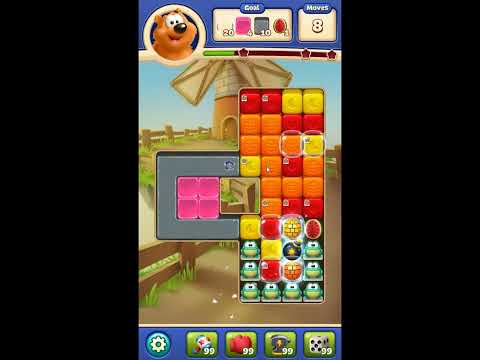 Toon Blast Level 7868 - NO BOOSTERS 🐻🐺🐱 | SKILLGAMING ✔️