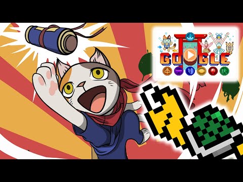 Google Doodle Champion Island - Artistic Swimming (Dance Remix)