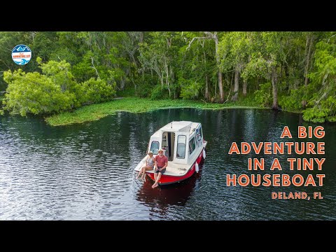 A Big Adventure in a Tiny Houseboat Near Orlando, FL