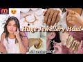 Viral MEESHO JEWELLERY Haul ️ Trendy And Dainty Starts From 120 KOREAN JEWELLERY ️