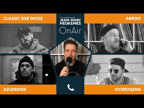 Classic der Dicke, Abroo, Hydrogenii und AzudemSK im Interview mit Jean-Marc Heukemes OnAir