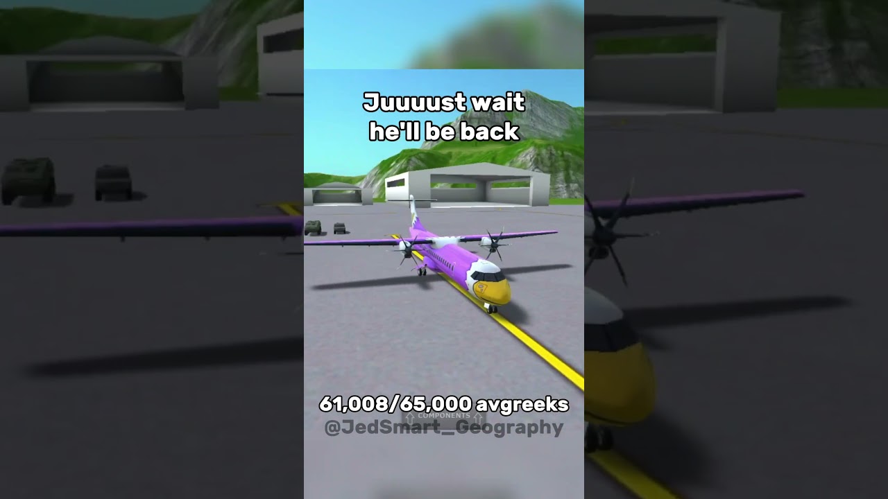 Simpleplanes and Turboprop Flight Simulator crossover: ☕ || #shorts #aviation #tfs #simpleplanes