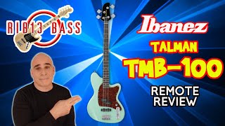 Video thumbnail for Rib13 Bass - Ibanez Talman TMB-100 Bass Remote Review by Rib13 Bass