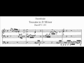 D. Buxtehude - BuxWV 155 - Toccata d-moll / D minor