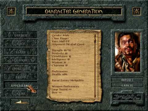 Let's Play: Baldur's Gate - Meet Gnarl Timber