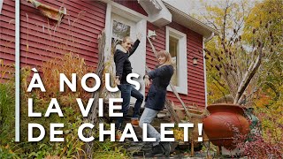 preview picture of video 'À NOUS LA VIE DE CHALET - Vlog Serie - Québec, Canada.'
