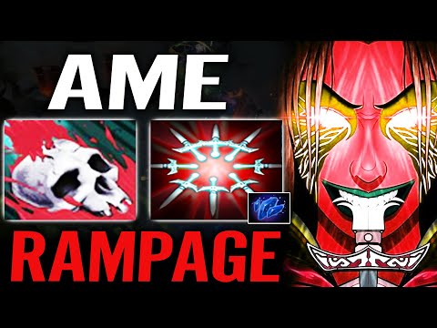 AME [Phantom Assassin] RAMPAGE 24Kills Max Slotted Item Dota 2