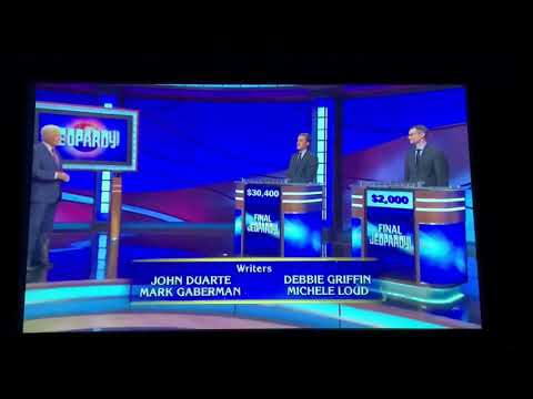 Jeopardy, Long end credits; Henry Baer Day 2 (11/24/20)