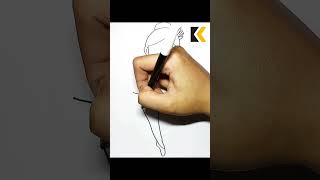 How To Draw Gymnastics athlete Easily #gymnast #gymnastic #sports