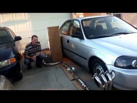 Stainless steel exhaust for 96 Honda Civic