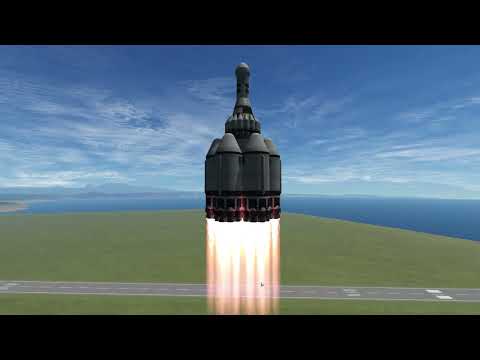 Orbit in 1:36 KSP!