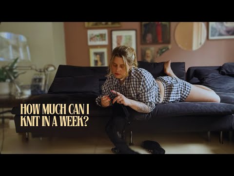 i tried to knit a sweater in seven days.