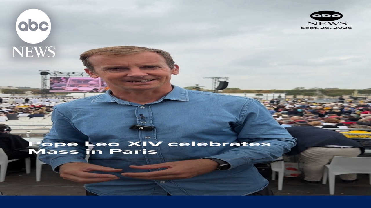 Video: Pope Leo XIV celebrates open-air Mass at Paris' Place de la Concorde