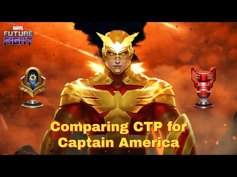 CTP comparison with Captain America (Enter the Phoenix) - Marvel Future Fight