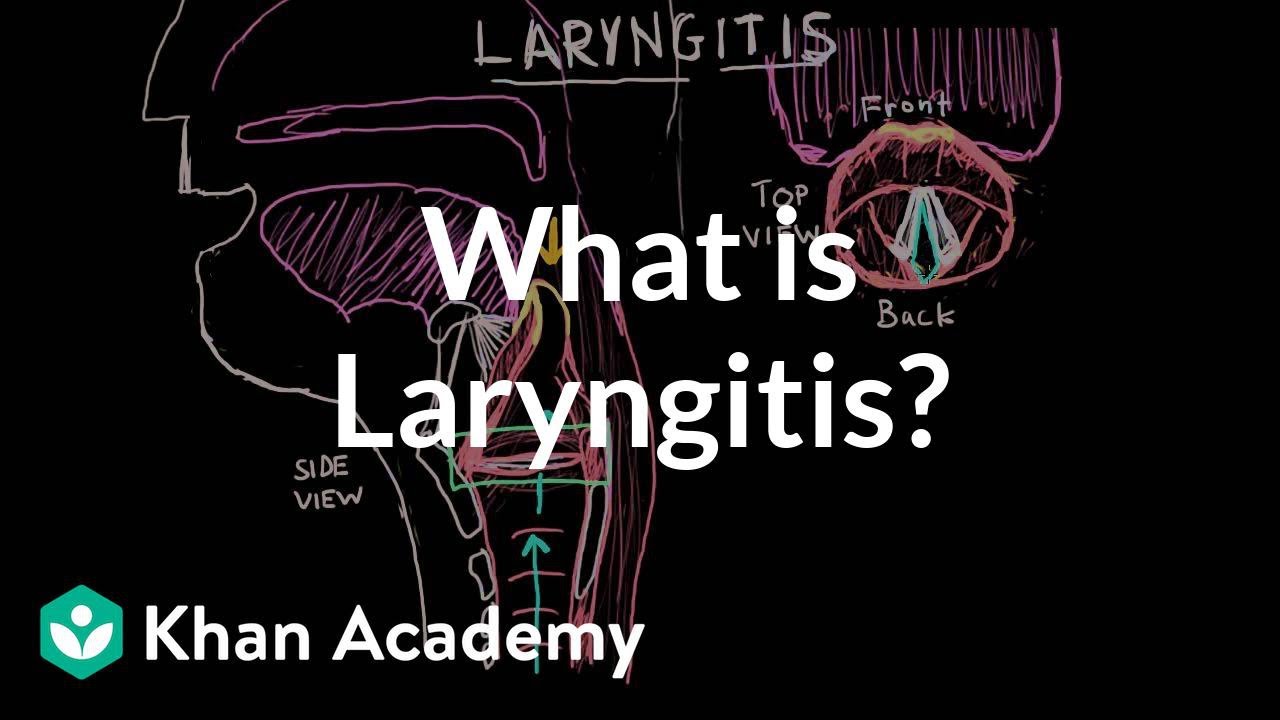 What is laryngitis ? | Respiratory system diseases | NCLEX-RN | Khan Academy - YouTube