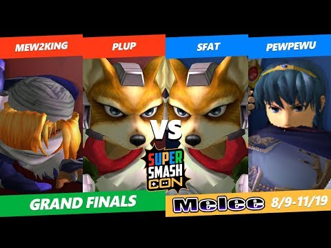 SSC 2019 SSBM Teams -  SFAT & PewPewU VS  Plup & Mew2king - Smash Melee Grand Finals