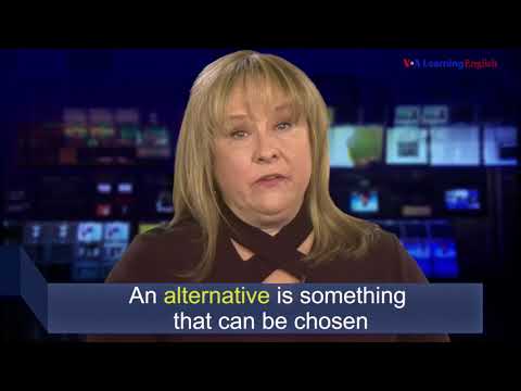 News Words: Alternative