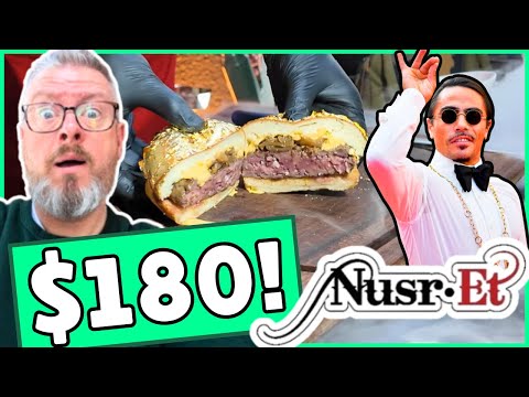 $180 For a BURGER? I Review SALT BAE NYC