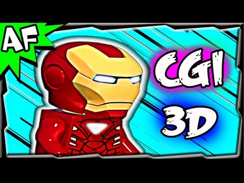 CGI 3D Iron Man VS Drone 30167 Lego Marvel Super Heroes Animation