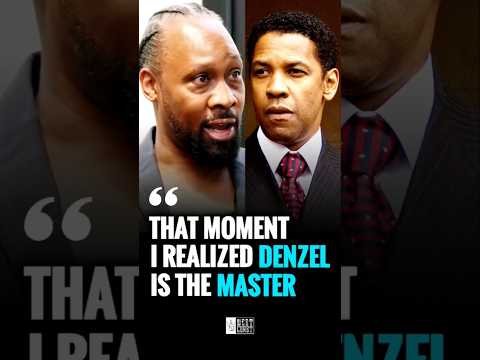 RZA : " Denzel Is The MASTER Of Acting " 😎🔥