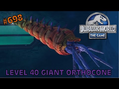 Level 40 Giant Orthocone - Jurassic World: The Game - EP 698