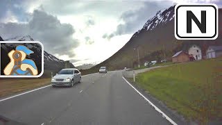 preview picture of video 'Norge. E39, E136. Vestnes - Alesund'