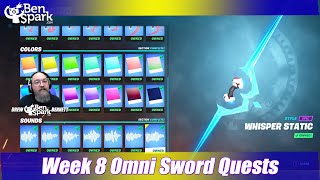 Final Omni Sword Quests - Week 8 - Easy Omni Cell Locations Guide - Fortnite Chapter 3 Season 2
