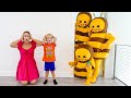 Chris Y Mamá Juegan Con Los Amigos De Bees Cuento Para Niños