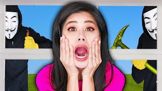 HOME ALONE vs HACKERS! Spy Ninjas Craft DIY Pranks, Traps &amp; Tricks 24 Hours Challenge Field Trip Z