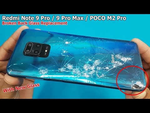 Redmi Note 9 Pro  Broken Back Glass Replacement | Redmi Note 9 Pro / POCO M2 Pro Glass RESTORATION