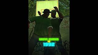Grove Street Used To Be Great In The Old Days🔥 | #gtasanandreas #shorts