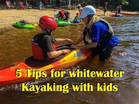 5 tips to introduce your Kids to Whitewater Kayaking