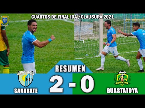 LA MÁQUINA CELESTE SORPRENDE/ Sanarate 2 vs Guastatoya 0 / Cuartos de final ida Clausura 2021 Goles