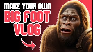 Create Viral AI Bigfoot VLOG EASY Tutorial!