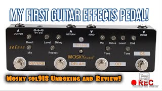 Video thumbnail for MOSKY Sol918 unboxing and review! | My first guitar effects pedal! by MR. Manji