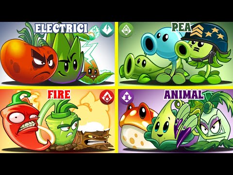 4 Super Team Plant Max Level Vs Best Team Zombies-That Team Plant Will Win?PvZ 2