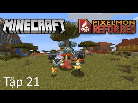 Minecraft Pixelmon #21: Bộ 3 Paldean Tauros, Huyền thoại Raikou, Mega Lucario và Metagross