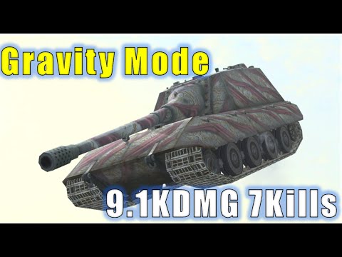 Jg.Pz. E 100 ● 9.1K & 7Kills ● GRAVITY MODE ● World of Tanks Blitz