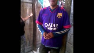 Creyendose el mejor jugador de fútbol