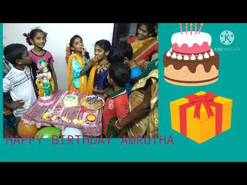 HAPPY BIRTHDAY AMRUTHA