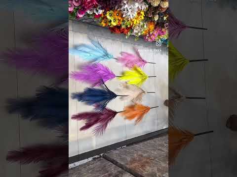 Mixed color silk event decor items