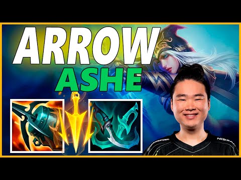 ⚡ARROW ASHE ADC GAMEPLAY⚡SEASON 12 LEAGUE OF LEGENDS