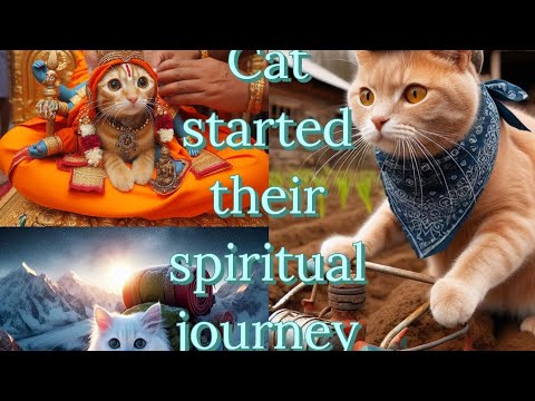 cat traveling the world to know him self #cats #kitten #spirutalcat #catjourney #trending #viral