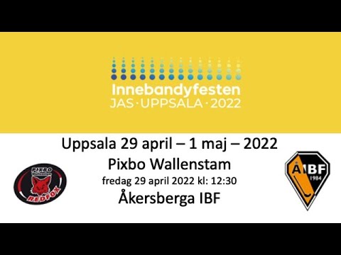 Innebandyfesten 2022 HJ18 Gruppspel - Pixbo Wallenstam - Åkersberga IBF 20220429