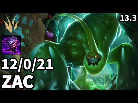 Zac Jungle vs Jarvan IV - KR Master  | Patch 13.3