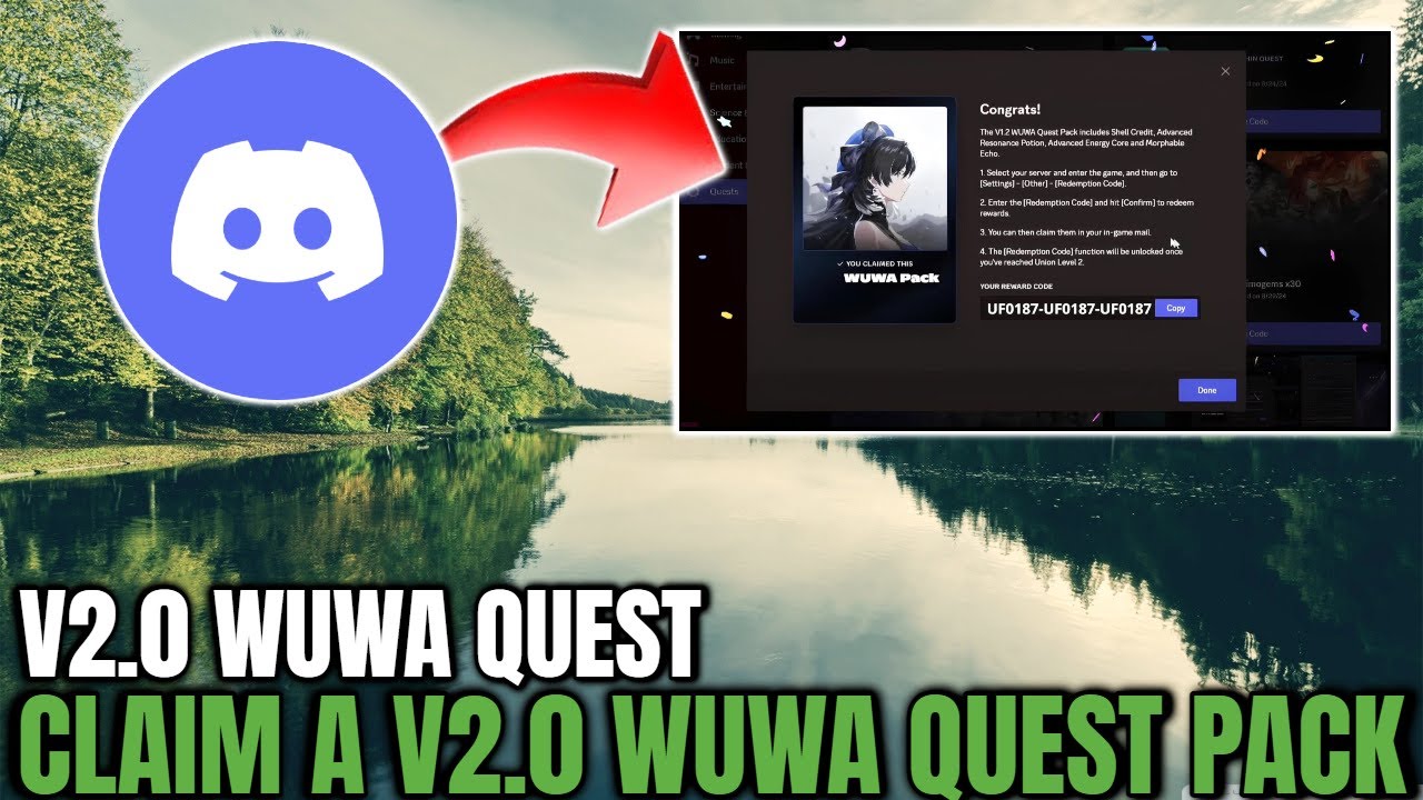 🔧 FREE DISCORD Claim a V2.0 WUWA Quest Pack - V2.0 WUWA QUEST | Promoted by Kuro Games