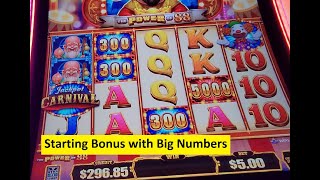 Super Big Win on Jackpot Carnival Slot!! Timber Wolf, Buffalo, and The Power of 88 Slots Video Video