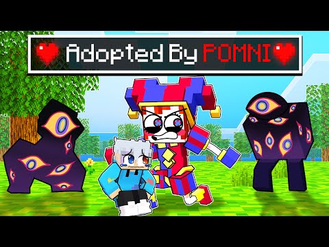 Overprotective POMNI Adopts Me in Minecraft